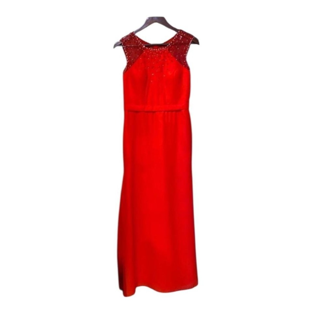 Holiday Christmas Valentines Day Long Red Dress with jacket. Size XXS - Picture 4 of 7